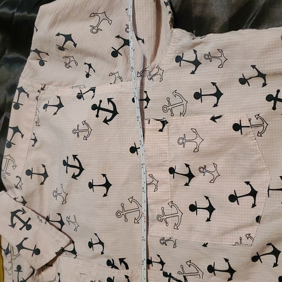 LS Washed Stoned & Beaten button down Nautical - Picture 5 of 7